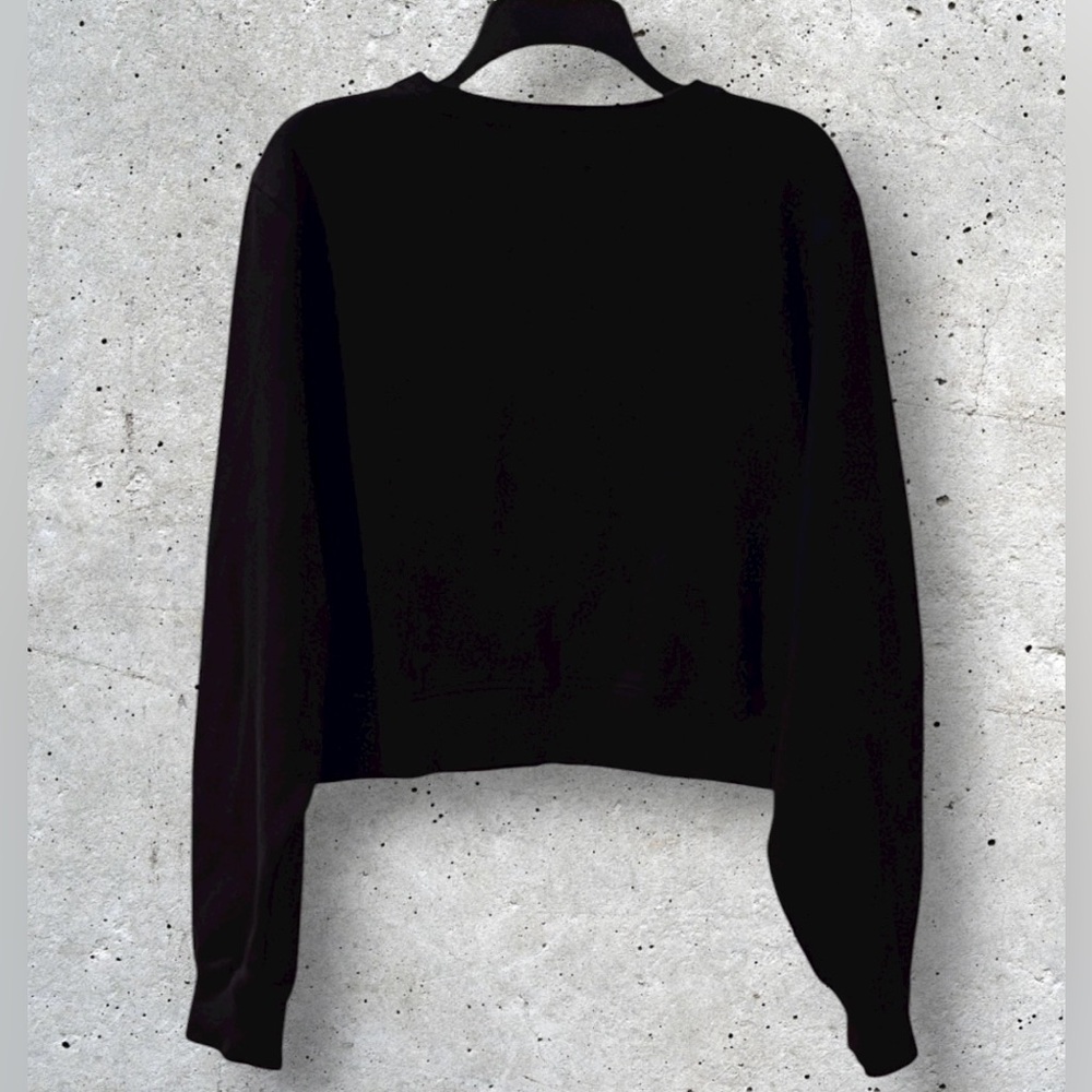 NWT PINK VS Ivy Fleece Yoke Seam Crewneck Sweatshirt - Picture 7 of 15